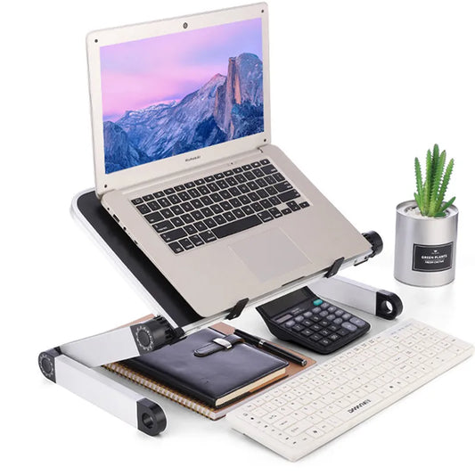 Adjustable Folding Laptop Stand With Fan