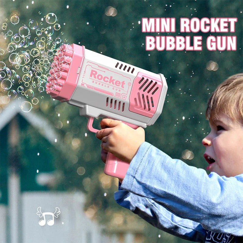 40 Holes Electric Rocket Bubble Gun