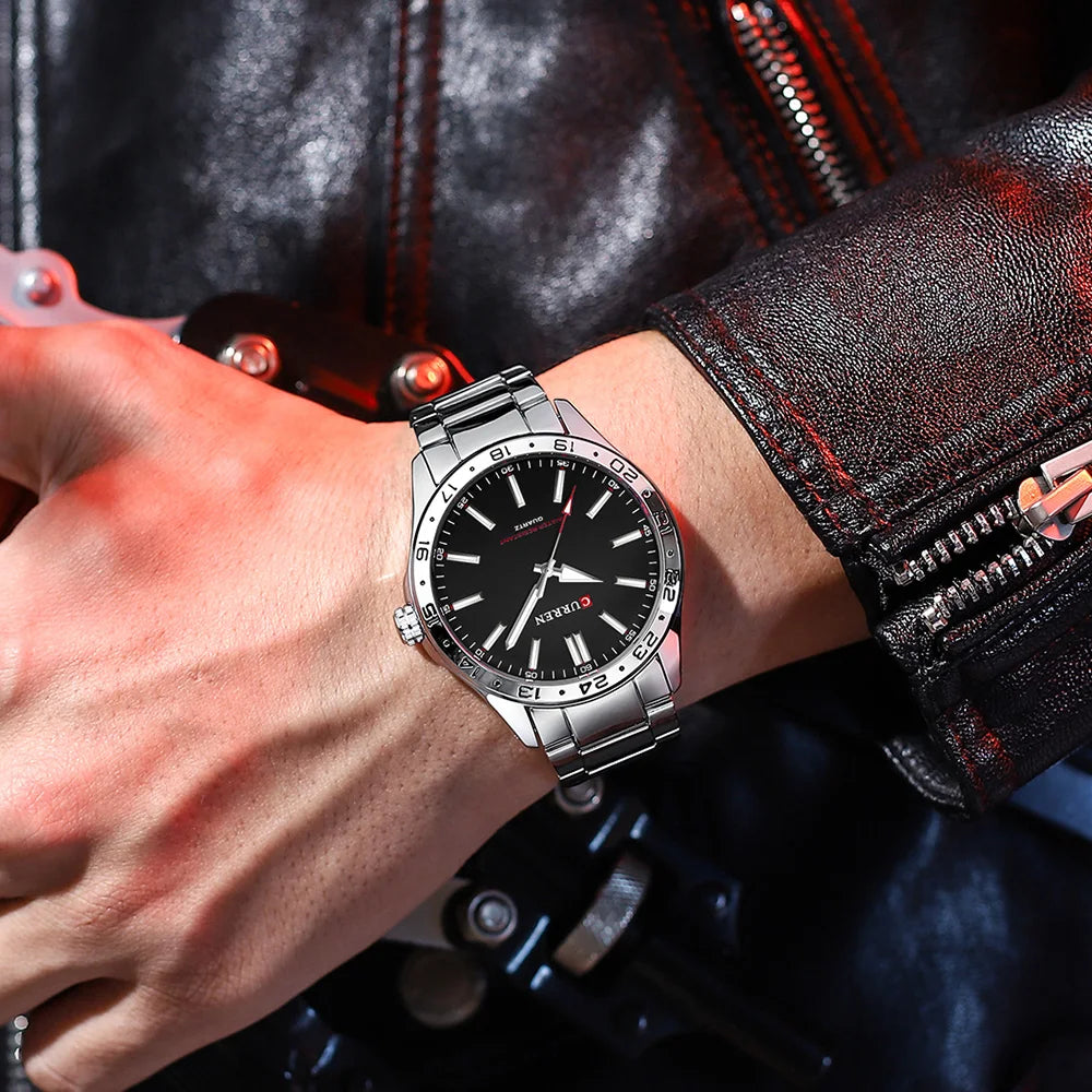 Men's Stylish Quartz Stainless Steel Watch