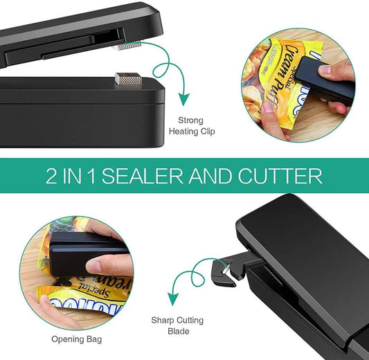 Rechargeable Mini Bag Sealer and Cutter