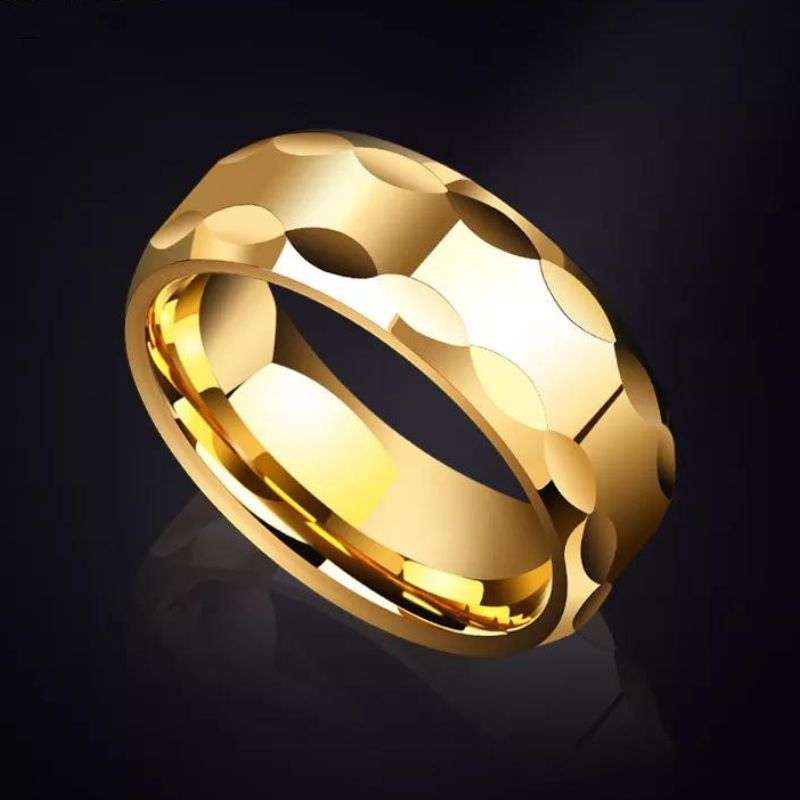 Gold Tungsten Ring - J226