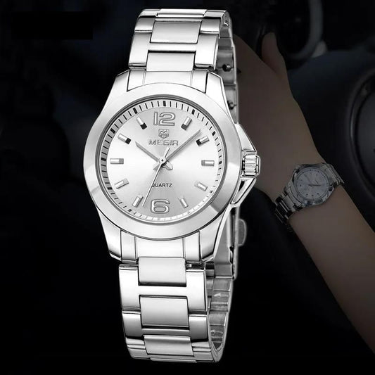 Women's Simple Quartz Stainless Steel Watch